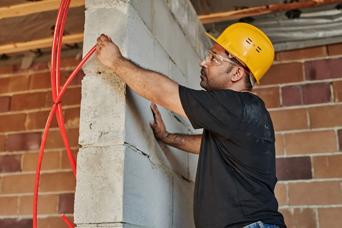 Tradesperson at work